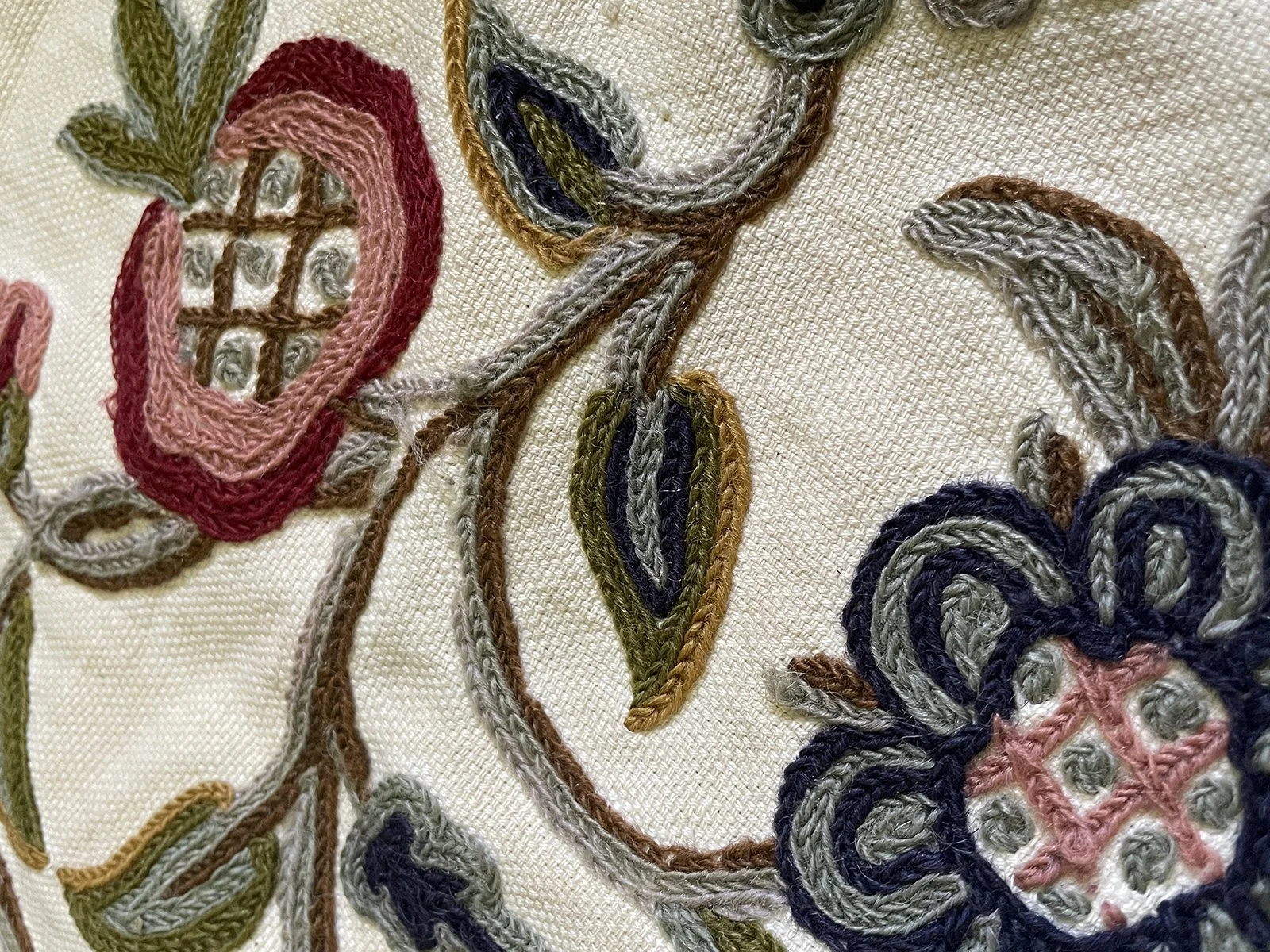 Vintage Textile Collection: The Neutrals — mixed color